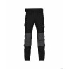 PANTALON DE TRAVAIL STRETCH NOIR/GRIS DASSY IMPAX