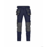 PANTALON DE TRAVAIL STRETCH BLEU NUIT/GRIS DASSY MATRIX