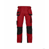 PANTALON MULTIPOCHES ROUGE/NOIR DASSY MAGNETIC