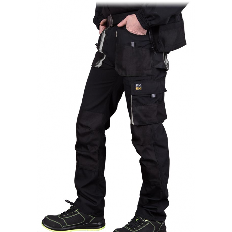 Pantalon De Cuisine Portwest - Confort, élastique Et Déperlant - Taille L - Noir