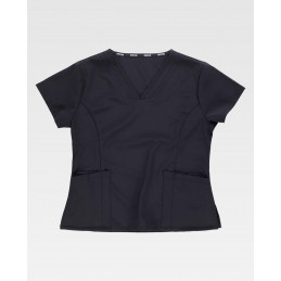 Blouse médicale noir WORKTEAM