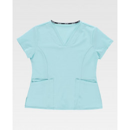 Blouse médicale turquoise...