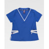 Blouse médicale femme bleu/gris WORKTEAM