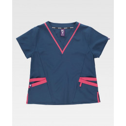 Blouse médicale femme bleu...