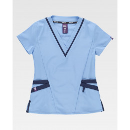 Blouse médicale femme bleu...