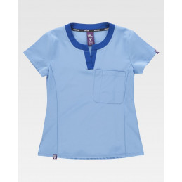 Blouse médicale femme bleu...