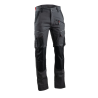 Pantalon de Travail Homme Stretch Bicolore Gris/Noir Poches Genouillères Cosmos - LMA