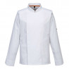 Veste de cuisine slim maille respirante PORTWEST blanche ML